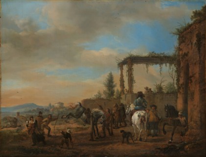 The Riding School, c.1658-c.1660. Creator: Philips Wouwerman.