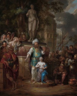 Sacrifice of Iphigenia, 1690-1700. Creator: Arnold Houbraken.