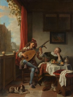 The Lutenist, 1661. Creator: Hendrik Martensz. Sorgh.