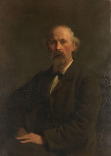 Portrait of Pieter Stortenbeker (1828-1898), painter, c.1884.  Creator: Pieter de Josselin de Jong.