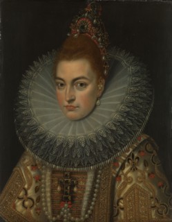 Portrait of Archduchess Isabella Clara Eugenia (1566-1633), Infanta of Spain, c.1600. Creator: Frans Pourbus the Younger.