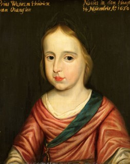 Portrait of Willem III (1650-1702), Prince of Orange, c.1653. Creator: Workshop of Gerard van Honthorst.