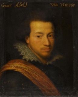 Portrait of Adolf (1586-1608), Count of Nassau-Siegen, c.1609-1633. Creator: Workshop of Jan Antonisz van Ravesteyn.