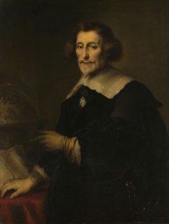 Portrait of Pieter Corneliszoon Hooft, Bailiff of Muiden, Historian and Poet, 1630-1700. Creator: Joachim von Sandrart (I) (copy after).