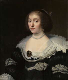 Portrait of Amalia van Solms (1602-75), in or after c.1632. Creator: Unknown.