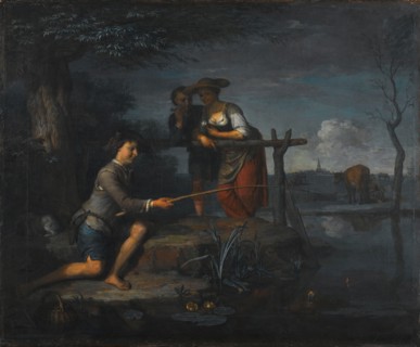 The Angler, 1700-1738. Creator: Carel de Moor.