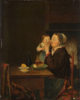 A Mother and her Child, 1794. Creator: Louis Bernard Coclers.