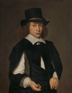 Portrait of Dirck Hendrick Meulenaer (1620-in or after 1649 ?), c.1645. Creator: Paulus Hennekyn.