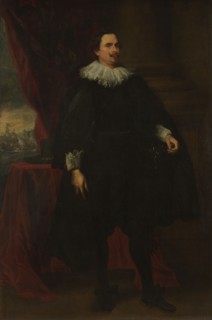 Portrait of a Male Member of the Van der Borcht Family, c.1635. Creator: Follower of Anthony van Dyck.