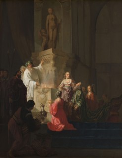 The Idolatry of King Solomon, 1630-1648. Creator: Willem de Poorter.