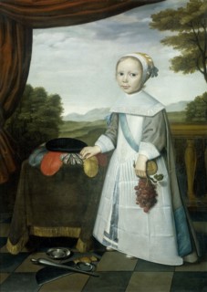 Portrait of Johannes van Rees (1662-1690/91), Half Brother of Elisabeth van Oosten, as a Child, 1663 Creator: Willem Jansz. Ploy (attributed to).