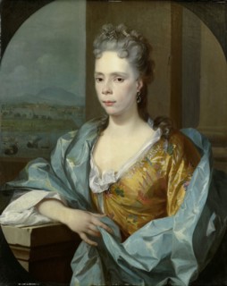 Portrait of Elisabeth van Riebeeck, Daughter of Abraham van Riebeeck, Wife of Gerard..., 1710-1723. Creator: Nicolaas Verkolje.