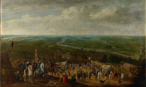 Prince Frederik Hendrik at the Siege of 's-Hertogenbosch, 1629, c.1631. Creator: Pauwels van Hillegaert I.