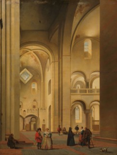 The Transept of the Mariakerk in Utrecht, Seen from the Northeast, 1637. Creator: Pieter Jansz Saenredam.