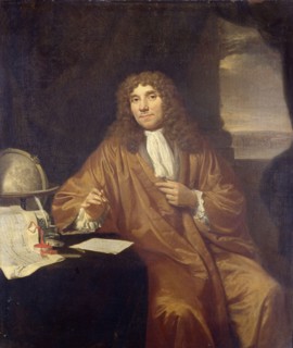 Portrait of Anthonie van Leeuwenhoek, Natural Philosopher and Zoologist in Delft, 1680-1686. Creator: Jan Verkolje.