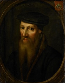 Portrait of David Jorisz, Glass Painter in Delft, Fanatic Anabaptist, after 1544 in Basel, 1600-1649 Creator: Unknown.