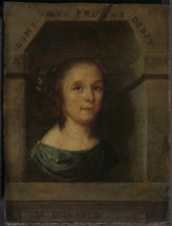 Maria Eversdijck (b 1628), Wife of Nicolaes Blancardus, 1666. Creator: Willem Eversdyck.