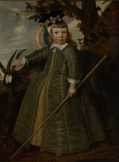 Portrait of a boy with a billygoat, 1652. Creator: Jan Albertsz. Rotius.