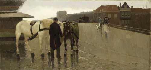 The Wagenbrug (Wagon Bridge) in The Hague, 1885-1895.  Creator: Willem de Zwart.