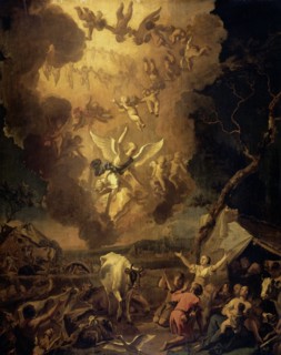 The Annunciation to the Shepherds, 1663. Creator: Abraham Hondius.