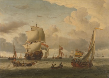 The Roads of Enkhuizen, 1654-1708. Creator: Abraham Storck.