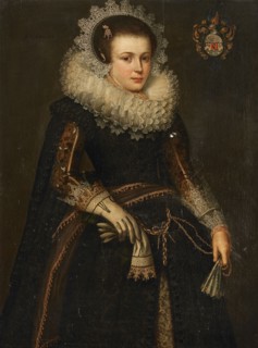 Portrait of Mertijntje van Ceters (1609-24), 1623. Creator: Anon.