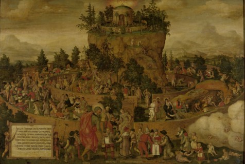 Tabula Cebetis (The Tabula of Cebes or The Journey of Human Life), 1573. Creator: Anon.