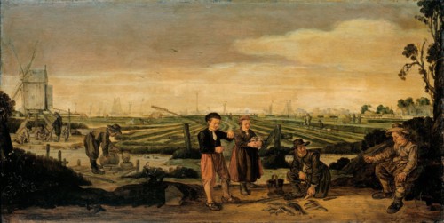 Fishermen and Farmers, c.1625-c.1630. Creator: Arent Arentsz.