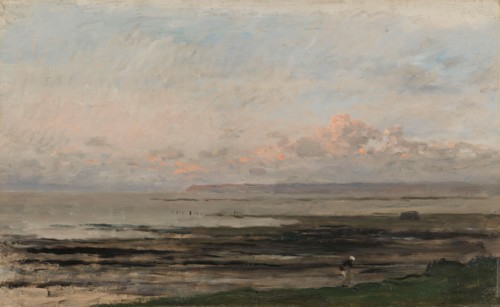 Beach at Ebb Tide, c.1850-c.1878. Creator: Charles Francois Daubigny.
