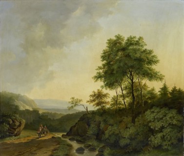 View in the Harz Mountains, 1840. Creator: Cornelis François Roos.