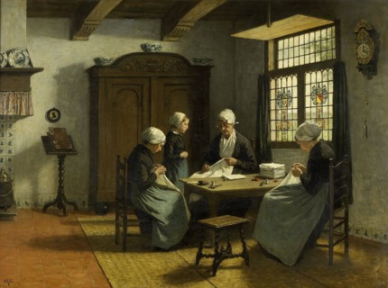 In the Orphanage at Katwijk-Binnen, c.1870-c.1890. Creator: David Adolf Constant Artz.