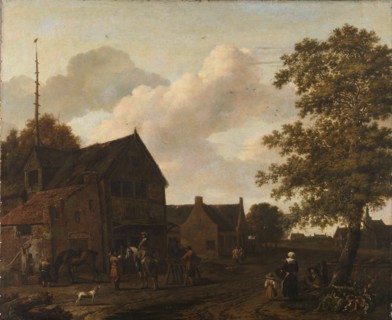 The watering place, 1650-1700. Creator: Emanuel Murant.