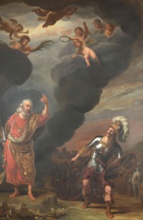 The Captain of God's Army Appearing to Joshua, 1660-1663. Creator: Ferdinand Bol.
