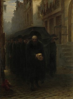 A Jewish Funeral, 1860-1899. Creator: Hendricus Jacobus Burgers.