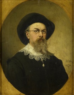 Self Portrait, 1876. Creator: Hendrik Hollander.