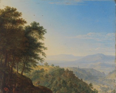 Mountainous landscape near Boppard aan de Rijn, 1660. Creator: Herman Saftleven the Younger.