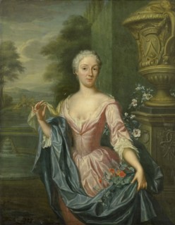 Portrait of Claudine van Royen (born 1712), Wife of Pieter Teding van Berkhout, 1757. Creator: Hieronymus van der Mij.