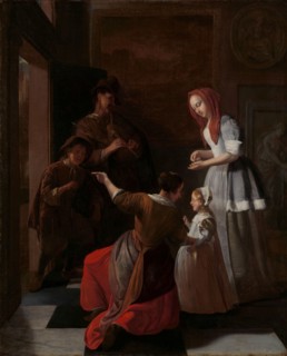The players, c.1660-c.1682. Creator: Jacob Ochtervelt.