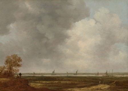 Panoramic View of a River with Low-lying Meadows, in or after 1644. Creator: Jan van Goyen.
