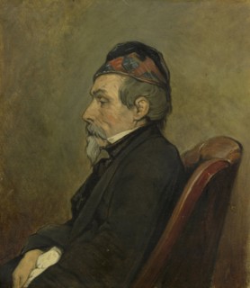 Portrait of Johan-Hendrick-Louis Meyer, Marine Painter, 1850-1866. Creator: Jan Weissenbruch.