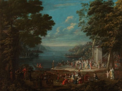Ladies’ Outing at Hünkâr Iskelesi along the Bosporus, c.1720-c.1737. Creator: Jean Baptiste Vanmour.