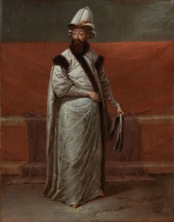 Grand Vizier Nevsehirli Damat Ibrahim Pasha, c.1727-c.1730. Creator: Jean Baptiste Vanmour.