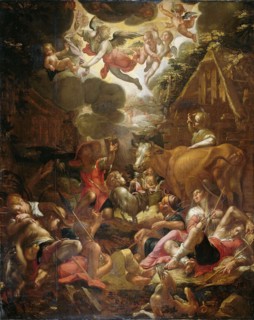 Annunciation to the Shepherds, 1595-1603. Creator: Joachim Anthonisz Wtewael.