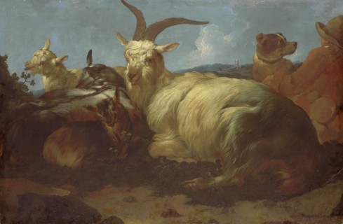 A Goatherd Watching his Animals, 1683. Creator: Johann Melchior Roos.