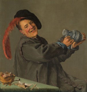 A Fool Holding a Jug, known as ‘The Jolly Drinker’, 1629. Creator: Judith Leyster.