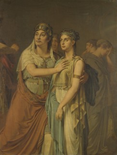 Joanna Cornelia Ziesenis-Wattier and Geertruida Jacoba Grevelink-Hilverdink..., 1800-1813.  Creator: Louis Moritz.