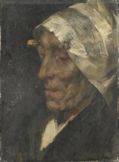 Fisherwoman, 1880-1900.  Creator: Marius van der Maarel.