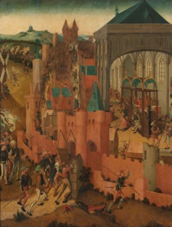 The Siege of Rhenen, c.1499-c.1525. Creator: Master of Rhenen.