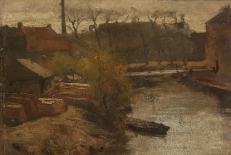 The Noord-West-Buitensingel in The Hague, c.1863. Creator: Matthijs Maris.