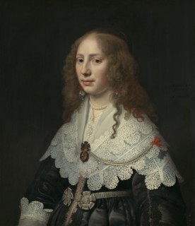 Portrait of Aegje Hasselaer, 1640. Creator: Michiel van Mierevelt.